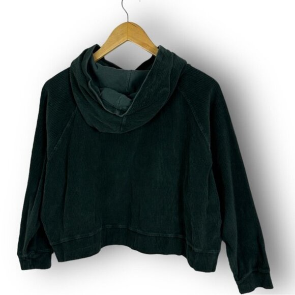 Sezane Mary Sweatshirt Sage Green Size Medium French Organic Cotton Velvet Boho - Picture 7 of 13